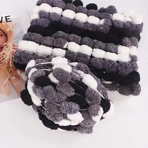 Winter DIY geflochtenes grobes Perlengarn