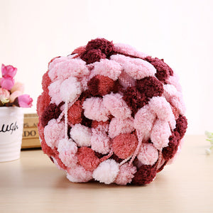 Winter DIY geflochtenes grobes Perlengarn