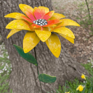 Gartendekoration Metall Blumen