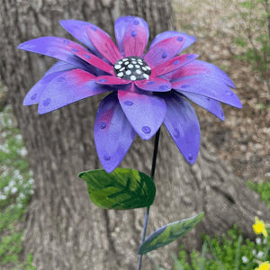 Gartendekoration Metall Blumen