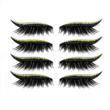 Laden Sie das Bild in den Galerie-Viewer, Wasserdichter Wiederverwendbarer Eyeliner und Wimpernaufkleber
