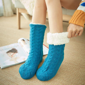 Ultra-Plüsch Weiche Rutschfeste Socken (1 Paar)