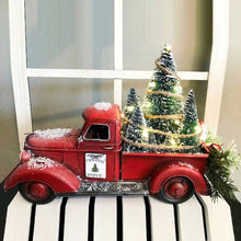 Laden Sie das Bild in den Galerie-Viewer, 🎄Weihnachtsverkauf🔥Roter Bauernhof-LKW Weihnachten Dekorationen
