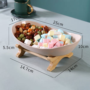 Moderner Minimalistischer Snack- & Obstteller aus Kunststoff