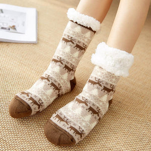 Ultra-Plüsch Weiche Rutschfeste Socken (1 Paar)