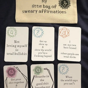 🎁Lustiges Affirmationskarten Geschenk