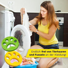 Laden Sie das Bild in den Galerie-Viewer, Fusselpfote: Tierhaare beim Waschen und Trocknen entfernen
