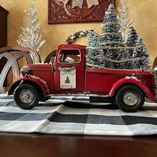 Laden Sie das Bild in den Galerie-Viewer, 🎄Weihnachtsverkauf🔥Roter Bauernhof-LKW Weihnachten Dekorationen
