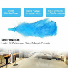 Laden Sie das Bild in den Galerie-Viewer, 360° Drehrung Einstellbare Elektrische Feder Duster mit 2 Duster Köpfe
