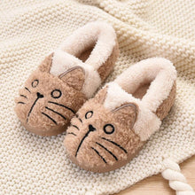 Laden Sie das Bild in den Galerie-Viewer, Süße Katzen Plüsch Slippers für Kinder
