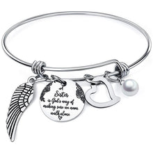Laden Sie das Bild in den Galerie-Viewer, Gehe niemals allein - Schwestern Armband

