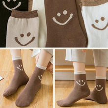 Laden Sie das Bild in den Galerie-Viewer, Schönes Lächeln Gesicht Baumwoll Socken
