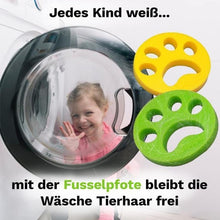 Laden Sie das Bild in den Galerie-Viewer, Fusselpfote: Tierhaare beim Waschen und Trocknen entfernen
