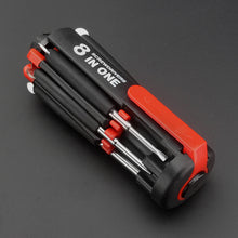 Laden Sie das Bild in den Galerie-Viewer, 8-in-1-Schraubendreher mit LED-Taschenlampe
