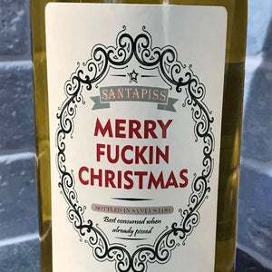 🎄Weihnachten lustige Flaschenetiketten