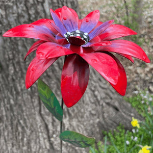 Gartendekoration Metall Blumen