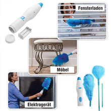 Laden Sie das Bild in den Galerie-Viewer, 360° Drehrung Einstellbare Elektrische Feder Duster mit 2 Duster Köpfe
