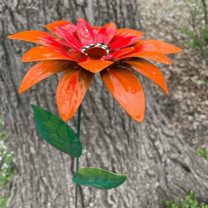 Gartendekoration Metall Blumen