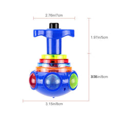 Laden Sie das Bild in den Galerie-Viewer, Musik Blinkendes Spinner Spielzeug mit Launcher🎁Bestes Weihnachtsgeschenk für Kinder
