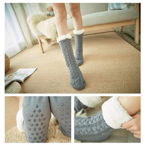 Ultra-Plüsch Weiche Rutschfeste Socken (1 Paar)