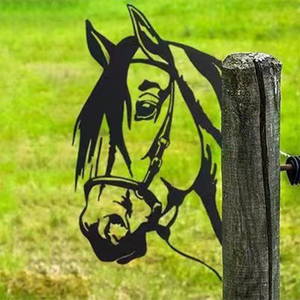 Bauerhof Metall Kunst Außendekoration