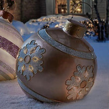 Laden Sie das Bild in den Galerie-Viewer, Aufblasbarer Weihnachtsball im Freien dekoriert
