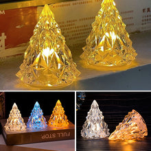 Laden Sie das Bild in den Galerie-Viewer, 🎄Mini LED Kristall Weihnachtsbaum Nachtlicht
