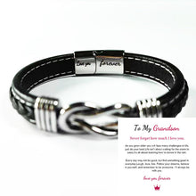 Laden Sie das Bild in den Galerie-Viewer, Unendlichkeits-Design Herrenarmband aus Titanstahl
