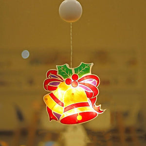 WEIHNACHTSVERKAUF🎄Weihnachten Fenster Dekorative Saugnapf Lichter