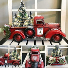 Laden Sie das Bild in den Galerie-Viewer, 🎄Weihnachtsverkauf🔥Roter Bauernhof-LKW Weihnachten Dekorationen
