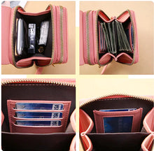 Laden Sie das Bild in den Galerie-Viewer, Anti-Diebstahl-Ledertasche mit Touchscreen
